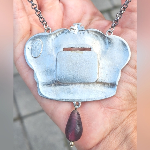 Anthropologie Enamel Crown Frame Ornament - Picture 3 of 5